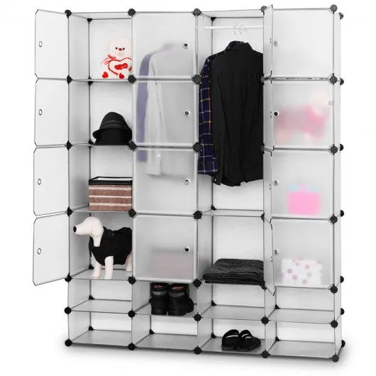 16 8 Cubes Portable Clothes Closet Storage Cabinet