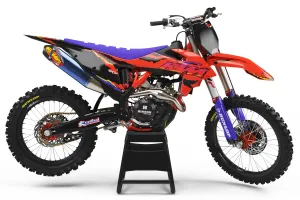 1995 KTM ORANGE GRAPHIC KIT