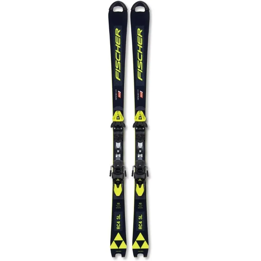 2024 Fischer RC4 World Cup SL Jr Skis w/ Race Plates