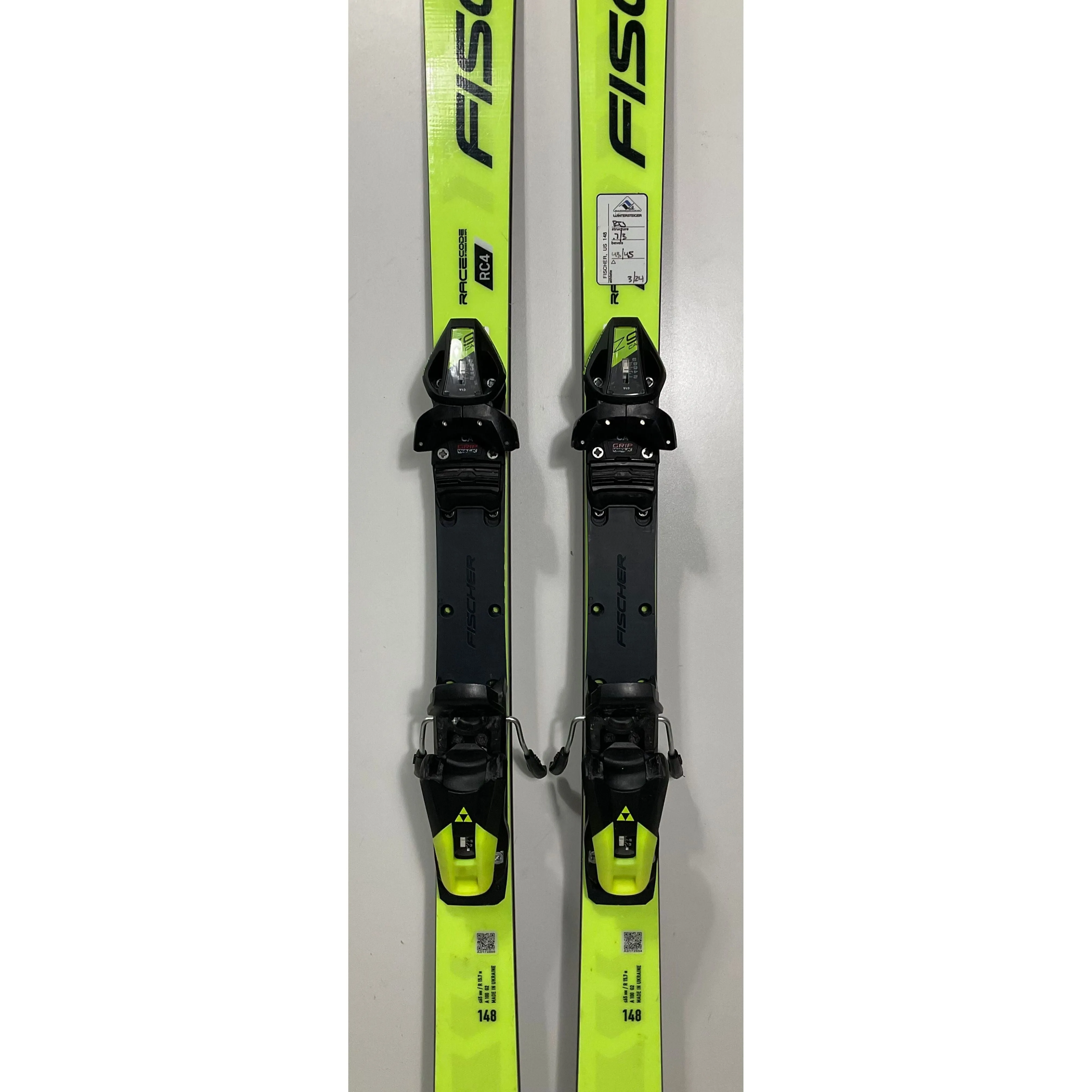 2025 Fischer RC4 GS 148cm Jr Skis w/ Z9 Bindings