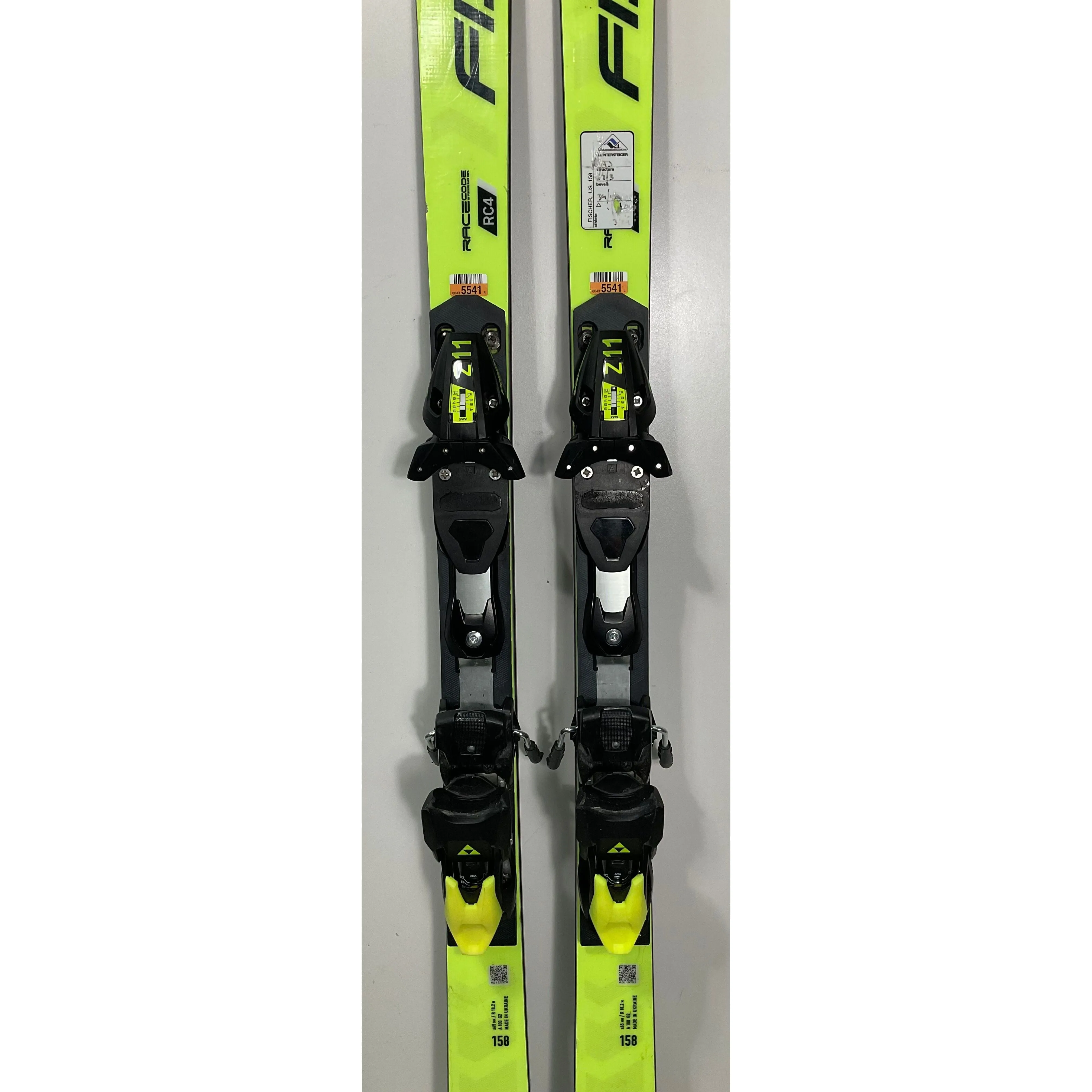 2025 Fischer RC4 GS 158cm Jr Skis w/ Z11 Bindings