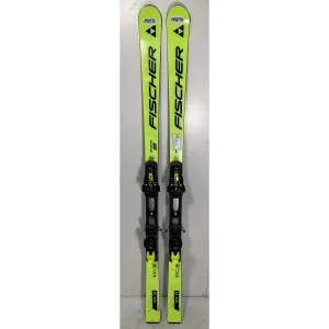 2025 Fischer RC4 GS 163cm Jr Skis w/ Z14 Bindings