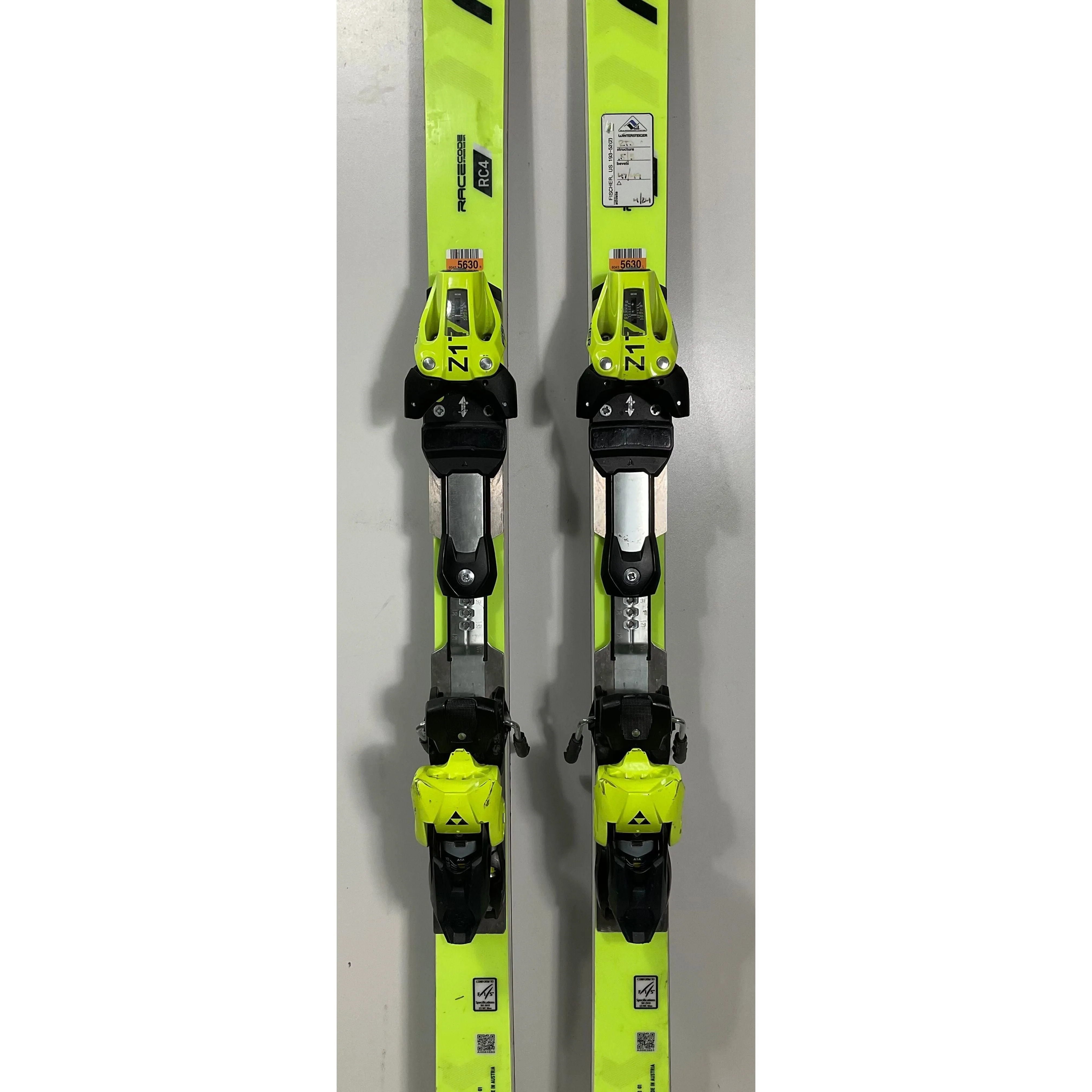 2025 Fischer RC4 GS 193cm Skis w/ Z17 Bindings