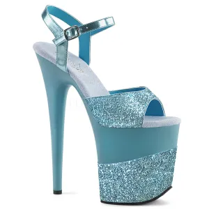 8 Inch Blue Platform Heels ( Flamingo 809-2G )