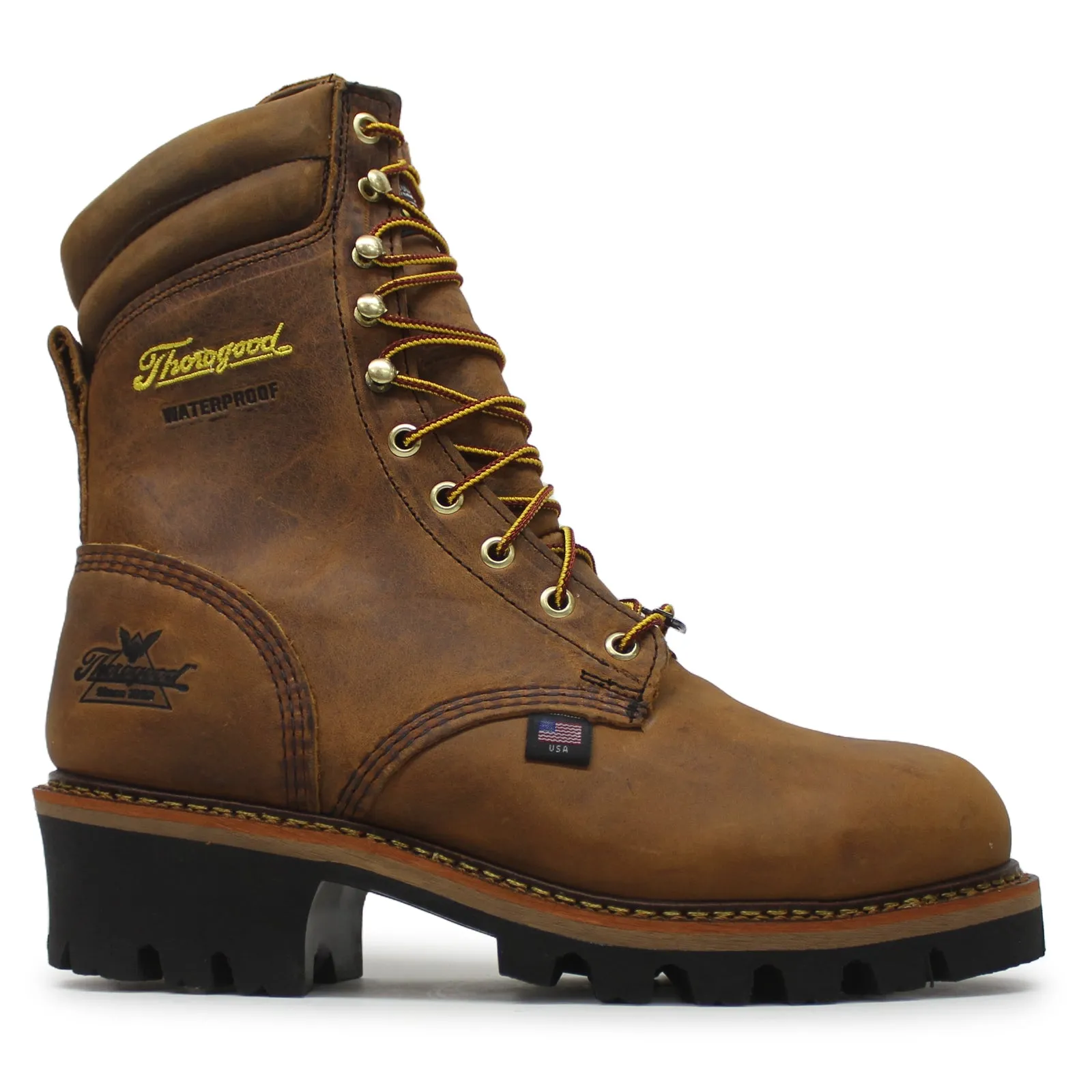 9 Inch Logger Leather Men's Work Boots