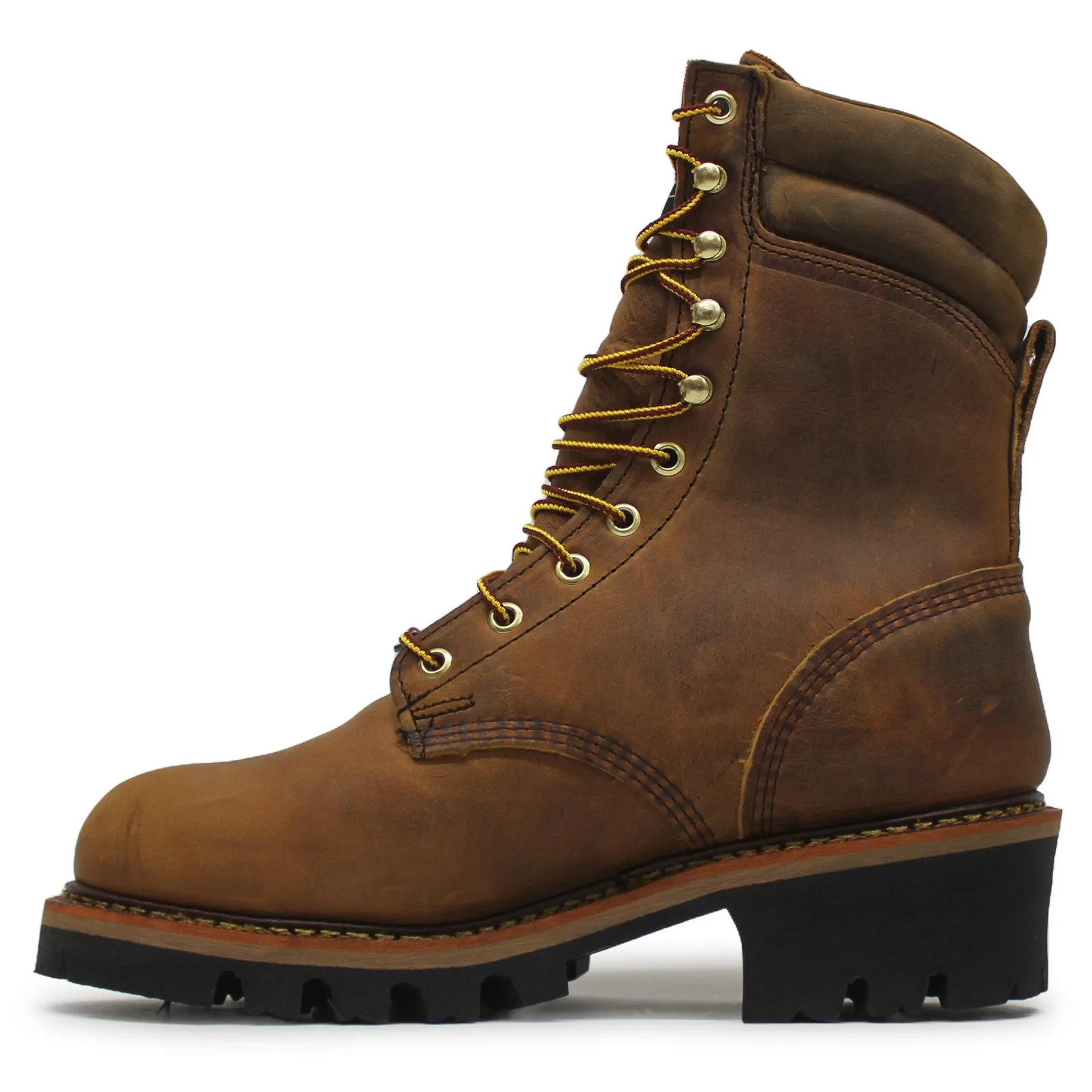 9 Inch Logger Leather Men's Work Boots