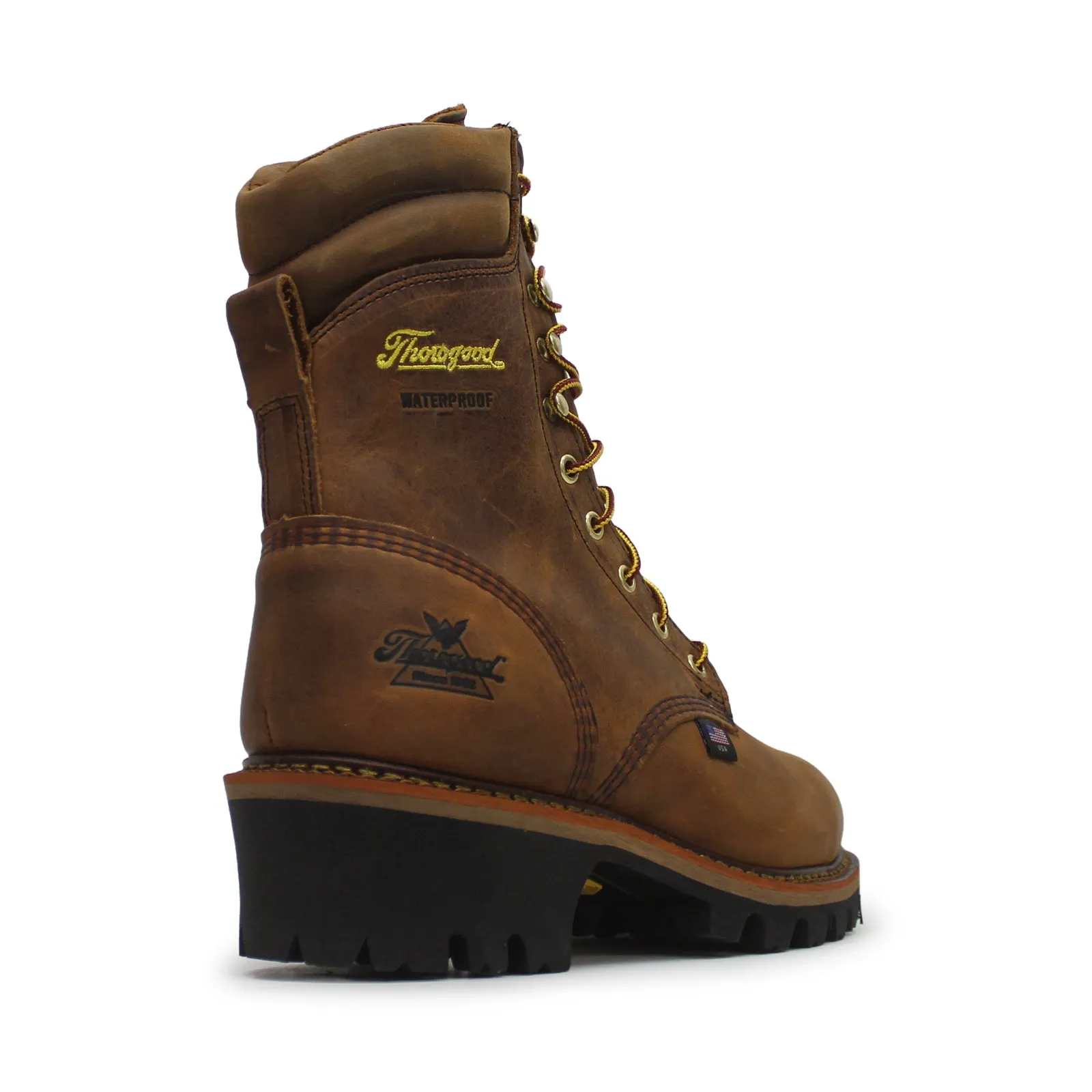 9 Inch Logger Leather Men's Work Boots