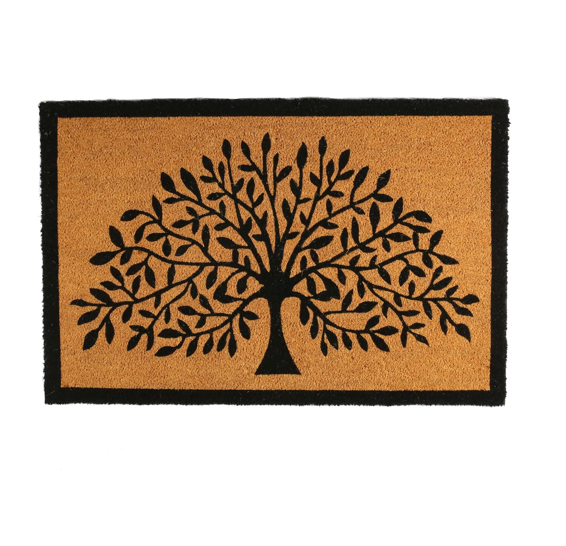 90cm x 60cm Tree of Life Coir Door Mat - By Nicola Spring