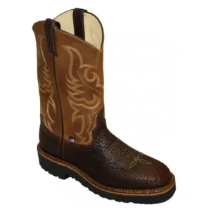 Abilene Crossover (Broad Square Toe) - Single Density Polyurethane Outsole Men's Leather Cowboy Boots