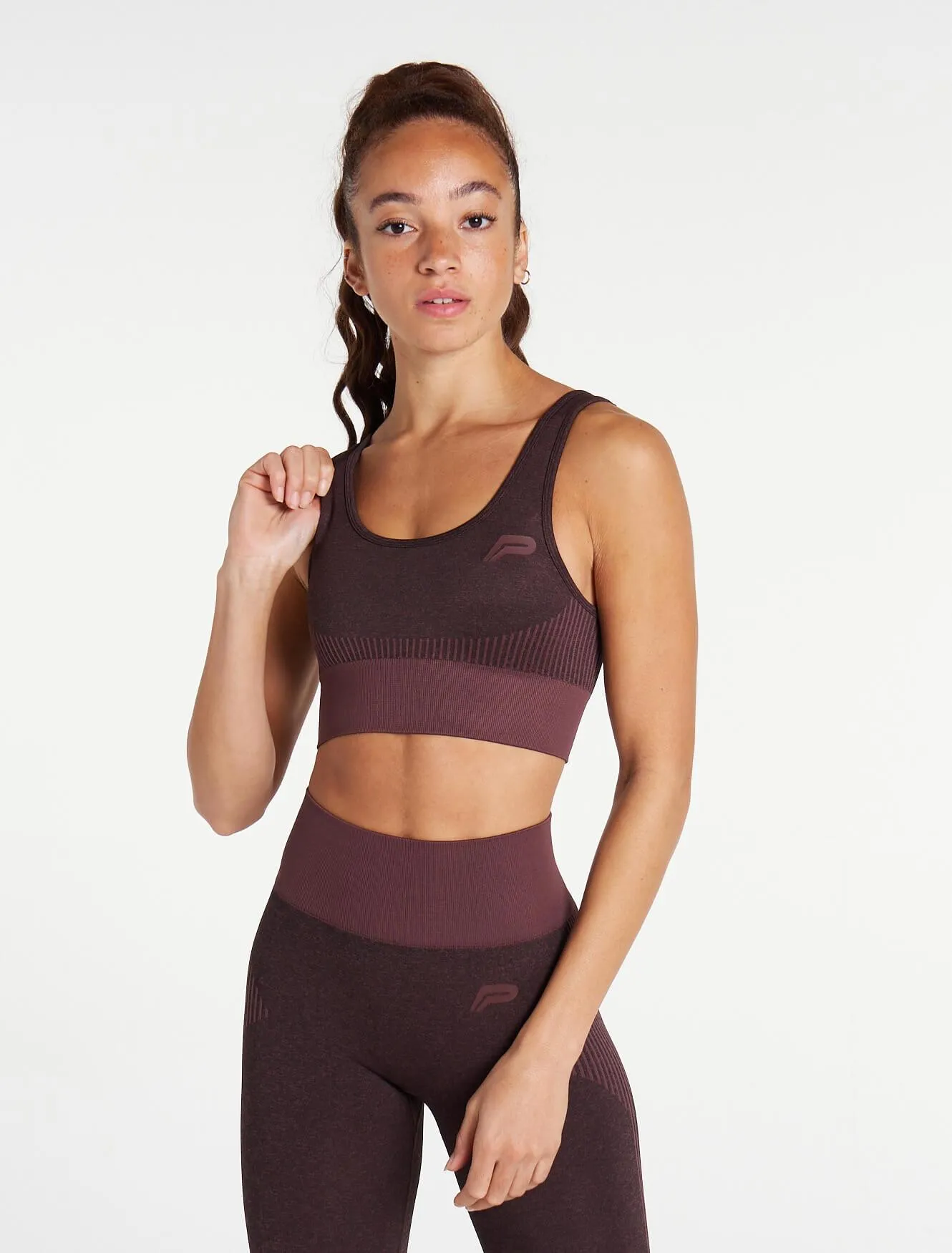 ADAPT Seamless Sports Bra - Black Cherry