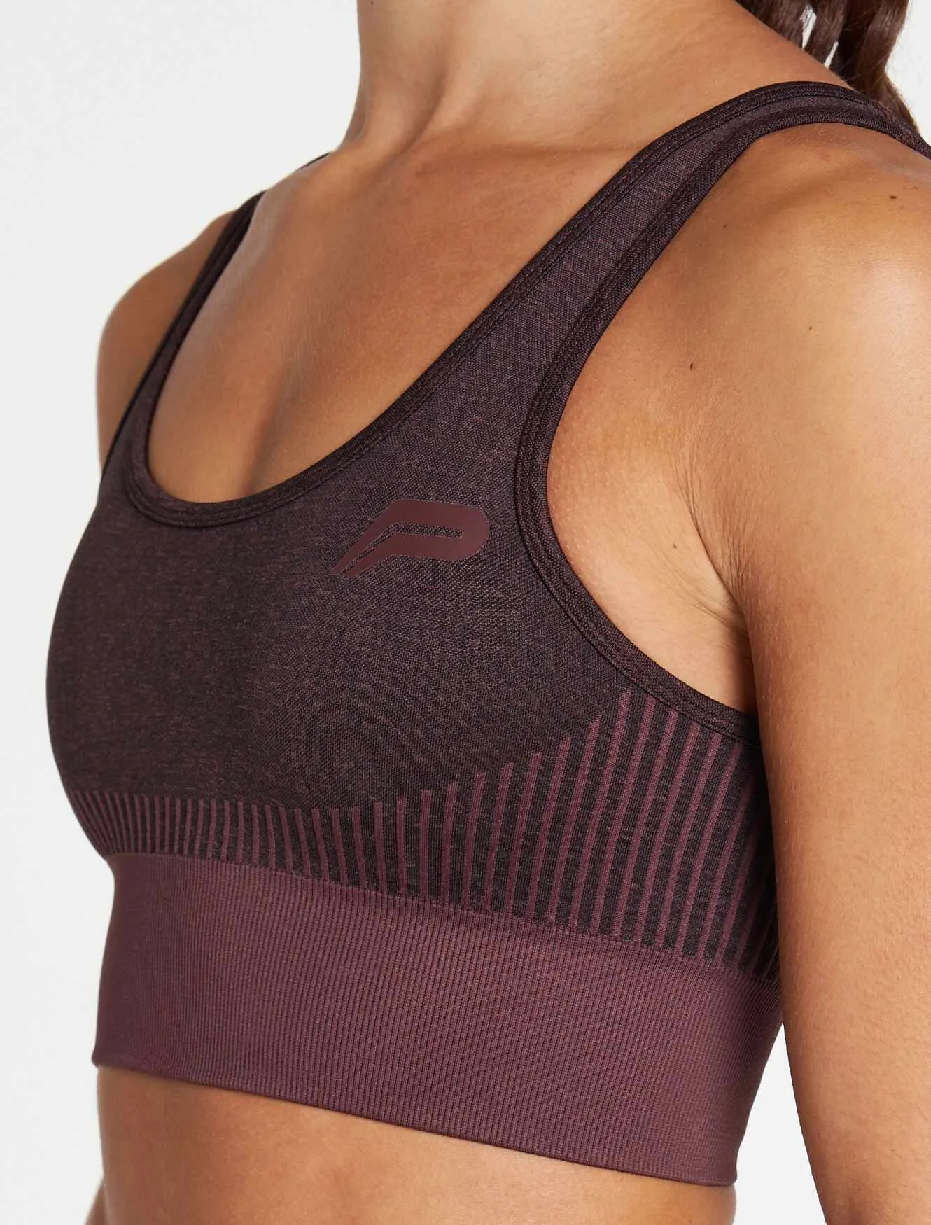 ADAPT Seamless Sports Bra - Black Cherry