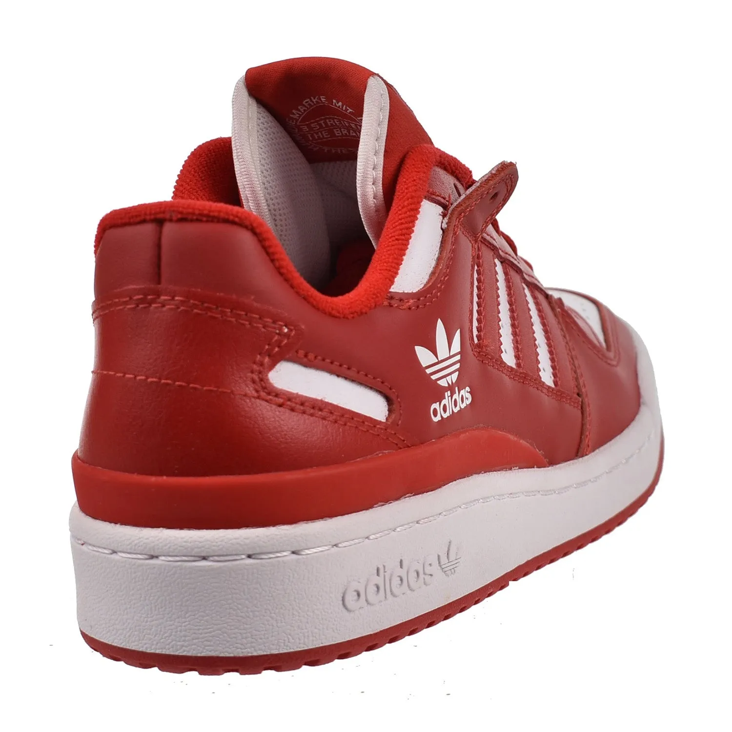 Adidas Forum Low CL Men's Shoes Scarlet-White