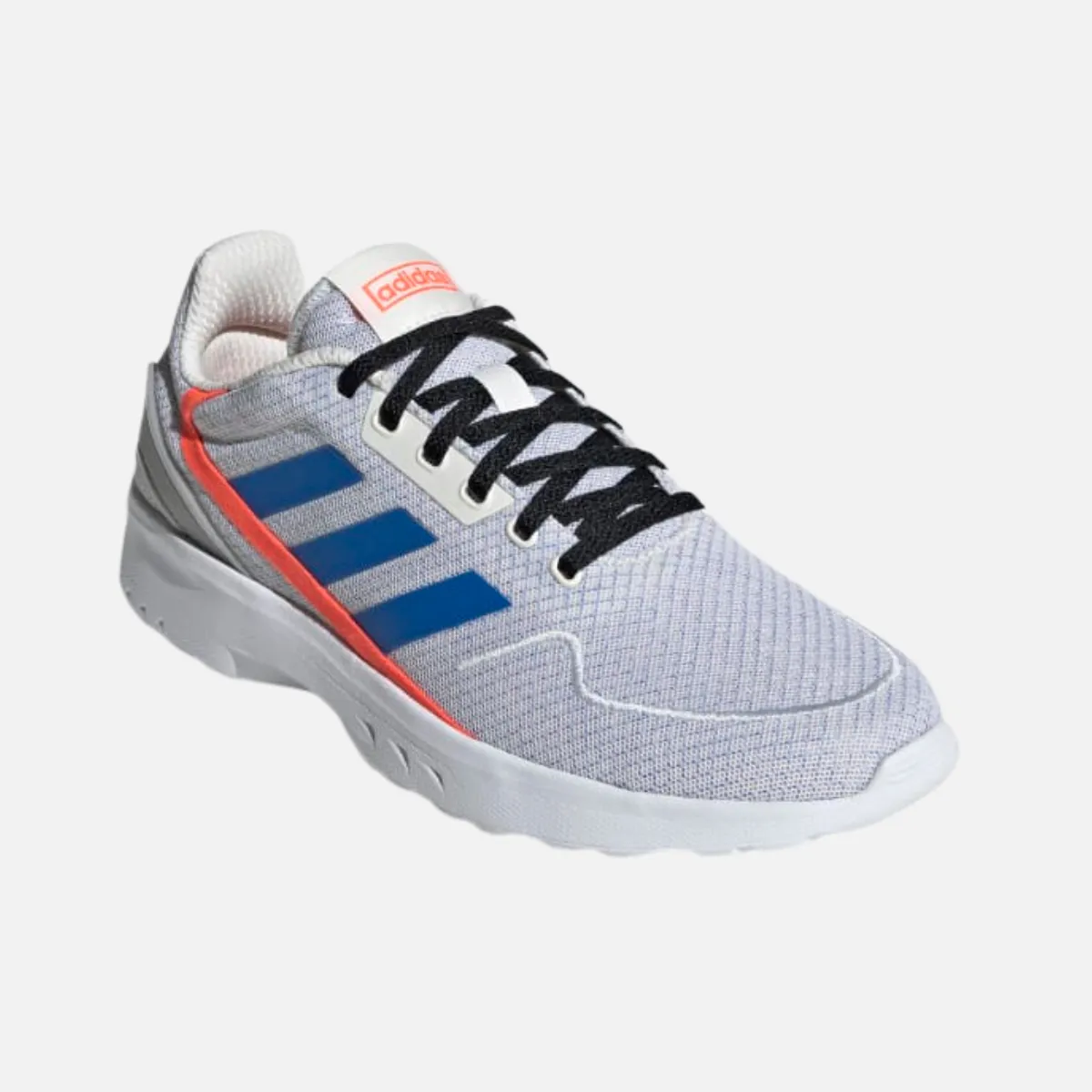 Adidas NEBULA ZED SHOES -Chalk White/Glow Blue/Solar Red