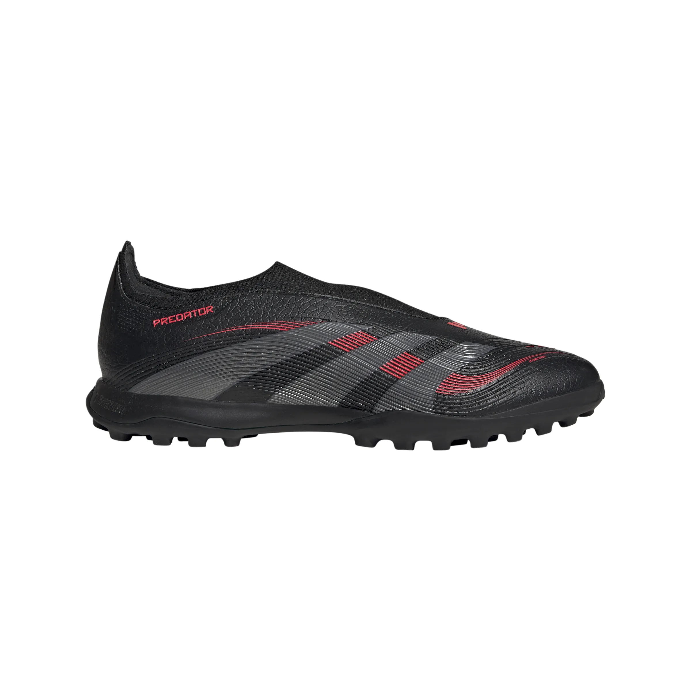 adidas Predator League LL TF Turf Soccer Shoes - core black/grey four/lucid red