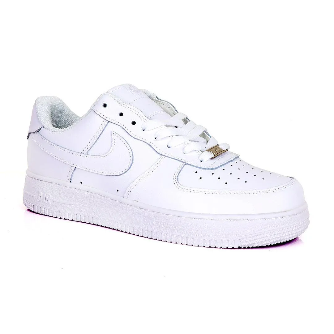 Air Force Nk Pressure 107 All White Sneakers