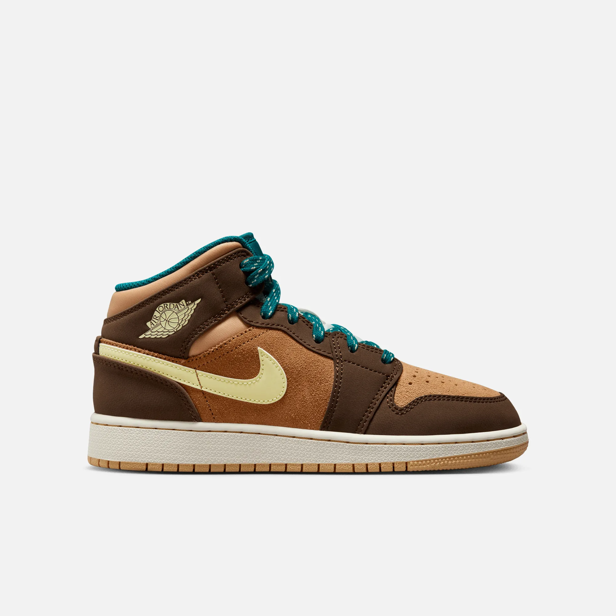 Air Jordan 1 Mid SE Cacao Wow (GS)