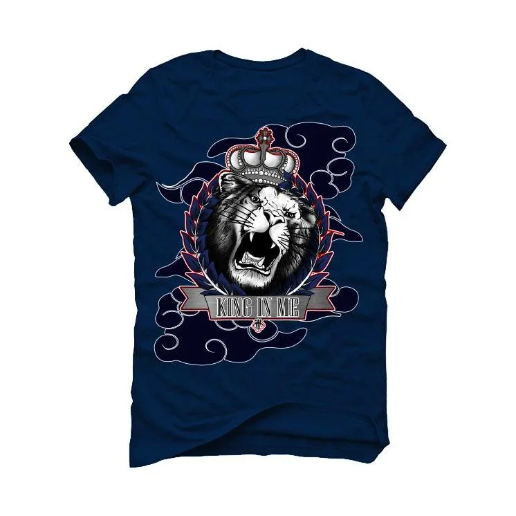 Air Jordan 13 “Obsidian” 2021 Navy Blue T-Shirt (King in me)