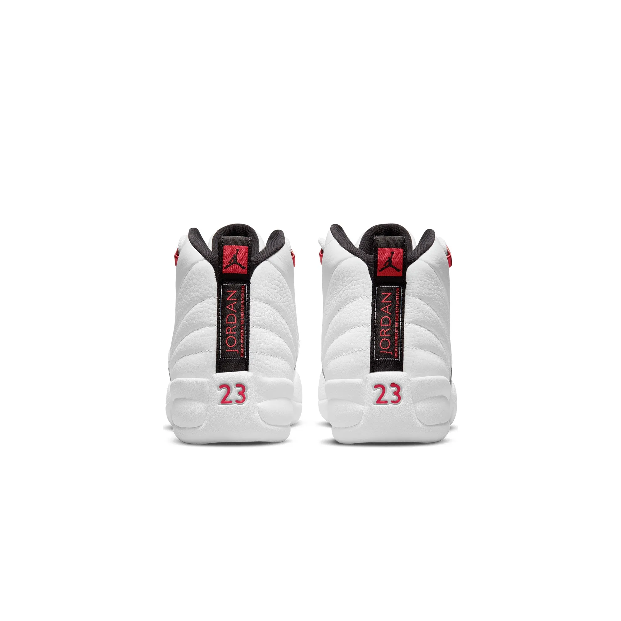 Air Jordan Big Kids 12 Retro Shoes White/Black/University Red