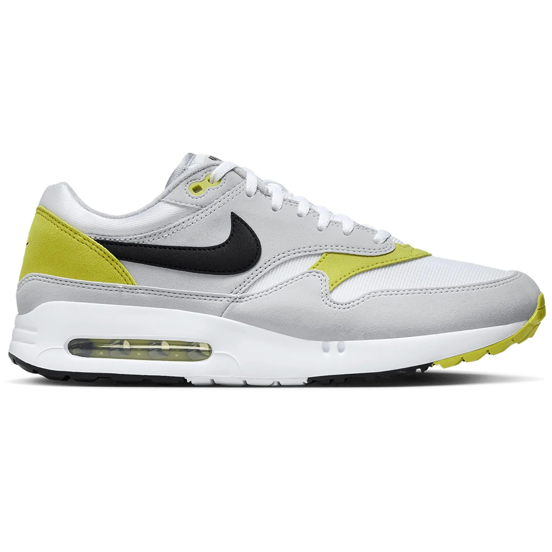 Air Max 1 '86 OG Golf Shoes Wolf Grey/Black/Bright Cactus - AW24