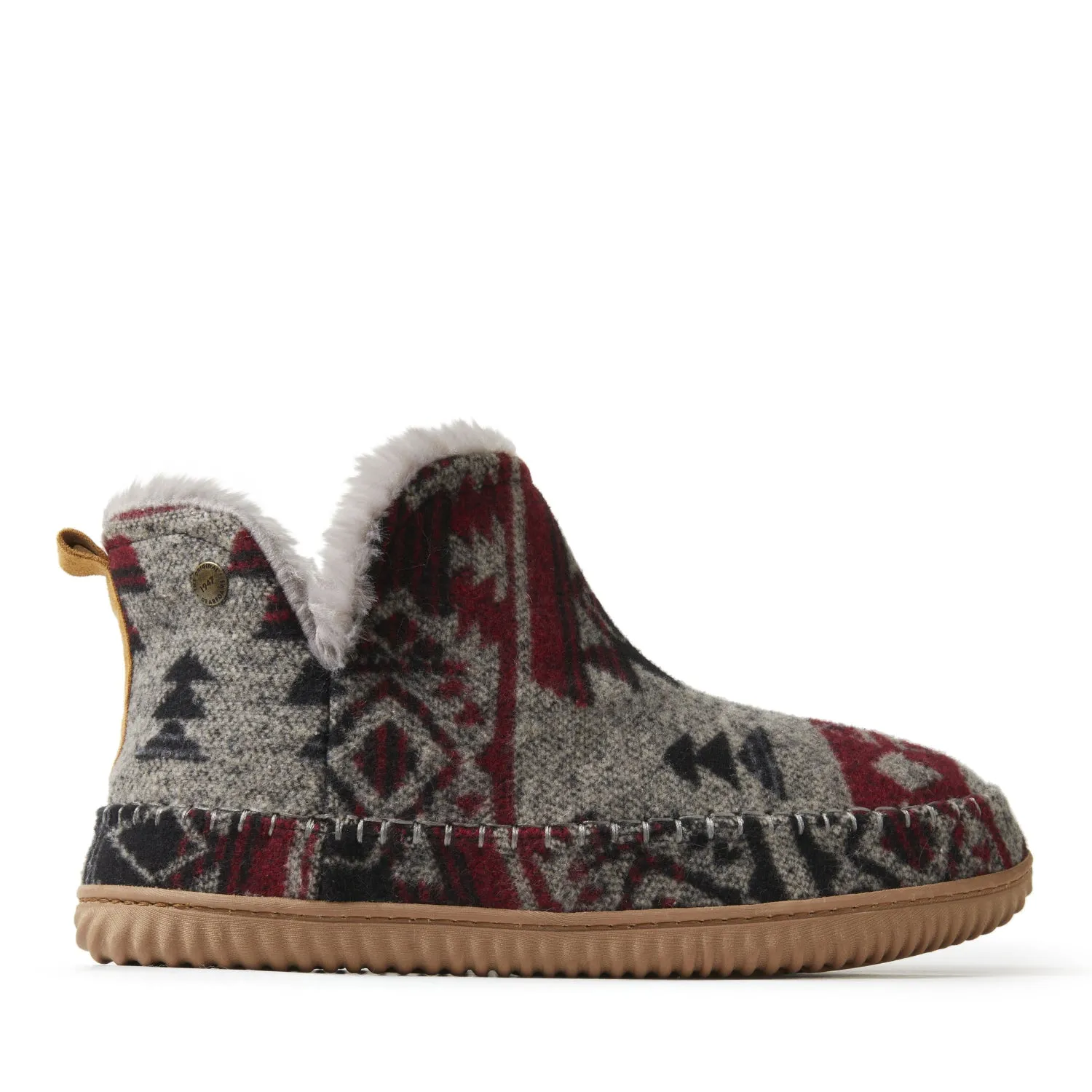 Alpine By Dearfoams Mens Brixen Bootie Slipper