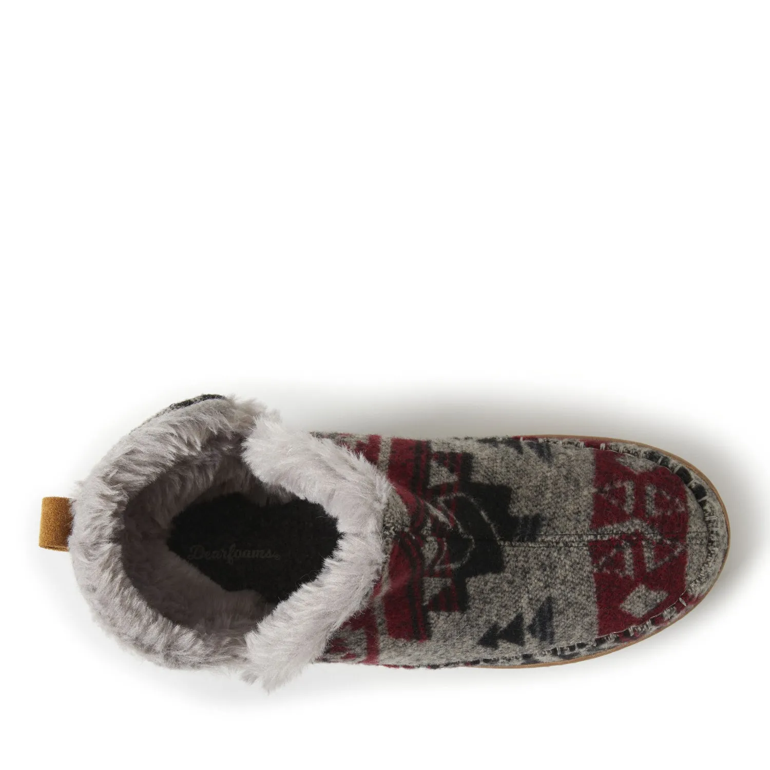 Alpine By Dearfoams Mens Brixen Bootie Slipper