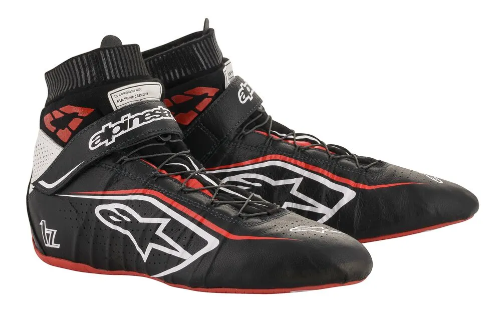 ALPINESTARS 2715020_123_5 TECH 1Z v2 Race shoes, FIA 8856-2018, black/white/red, size 37 (5)