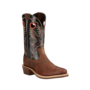 Ariat Men's Heritage Roughstock  Riding Mahogany Boots