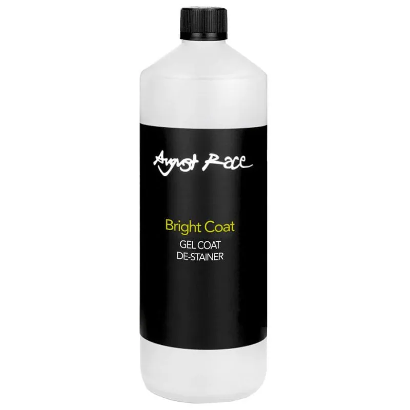 August Race Bright Coat 1 Litre - Gel Coat De-Stainer