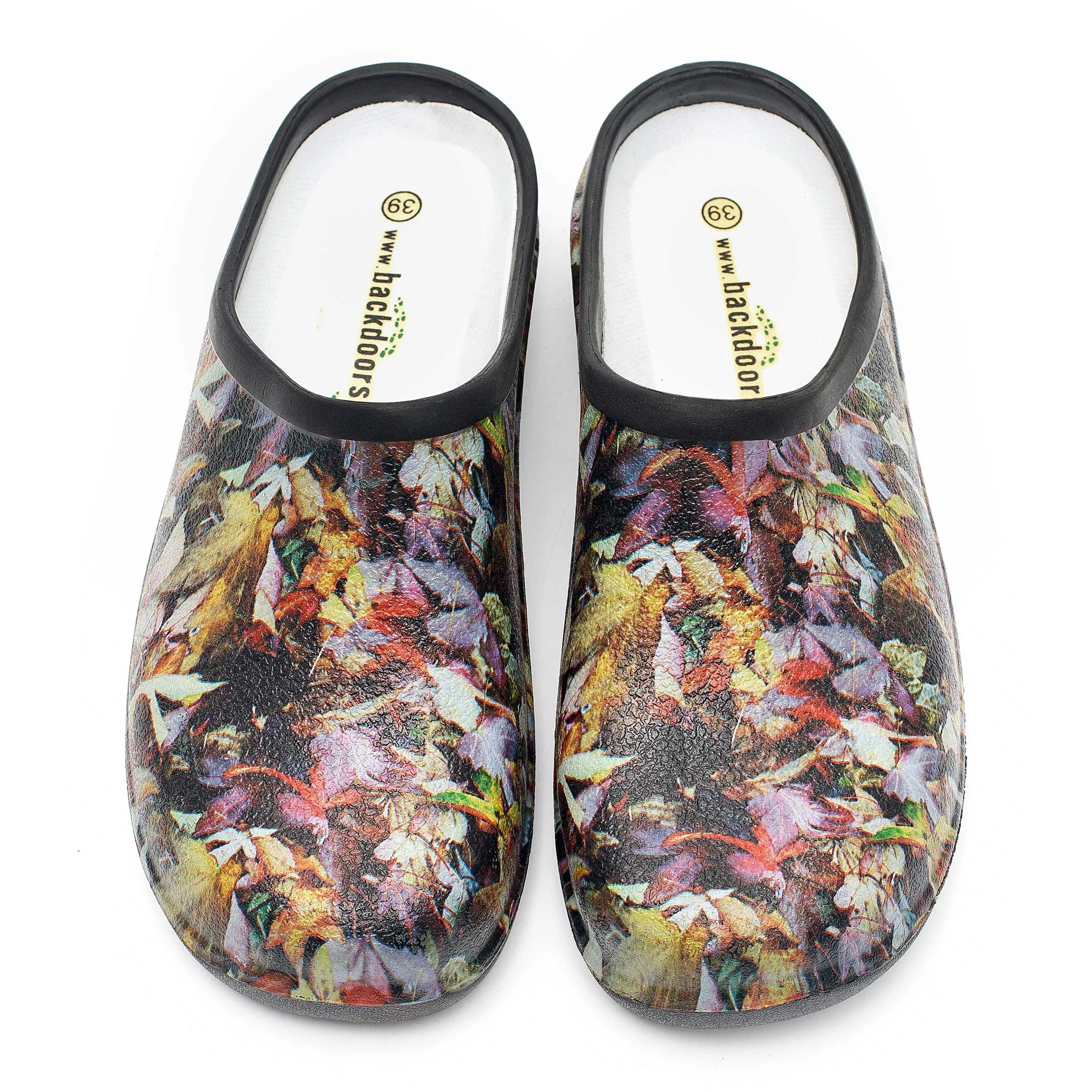 Autumn Leaves Classic Women's Clogs