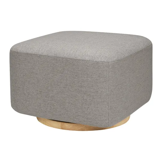 Babyletto Kiwi Classic Eco-Performance Nursery Gliding Ottoman w/wood Base