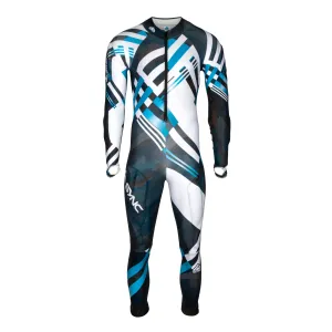 Berit Adult Race Suit - Black/Blue