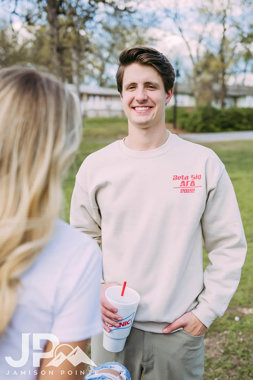 Beta Sig Little 500 Crewneck