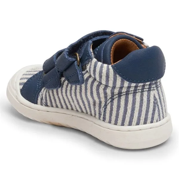 Bisgaard Thor V First Step Shoes Jeans Stripes