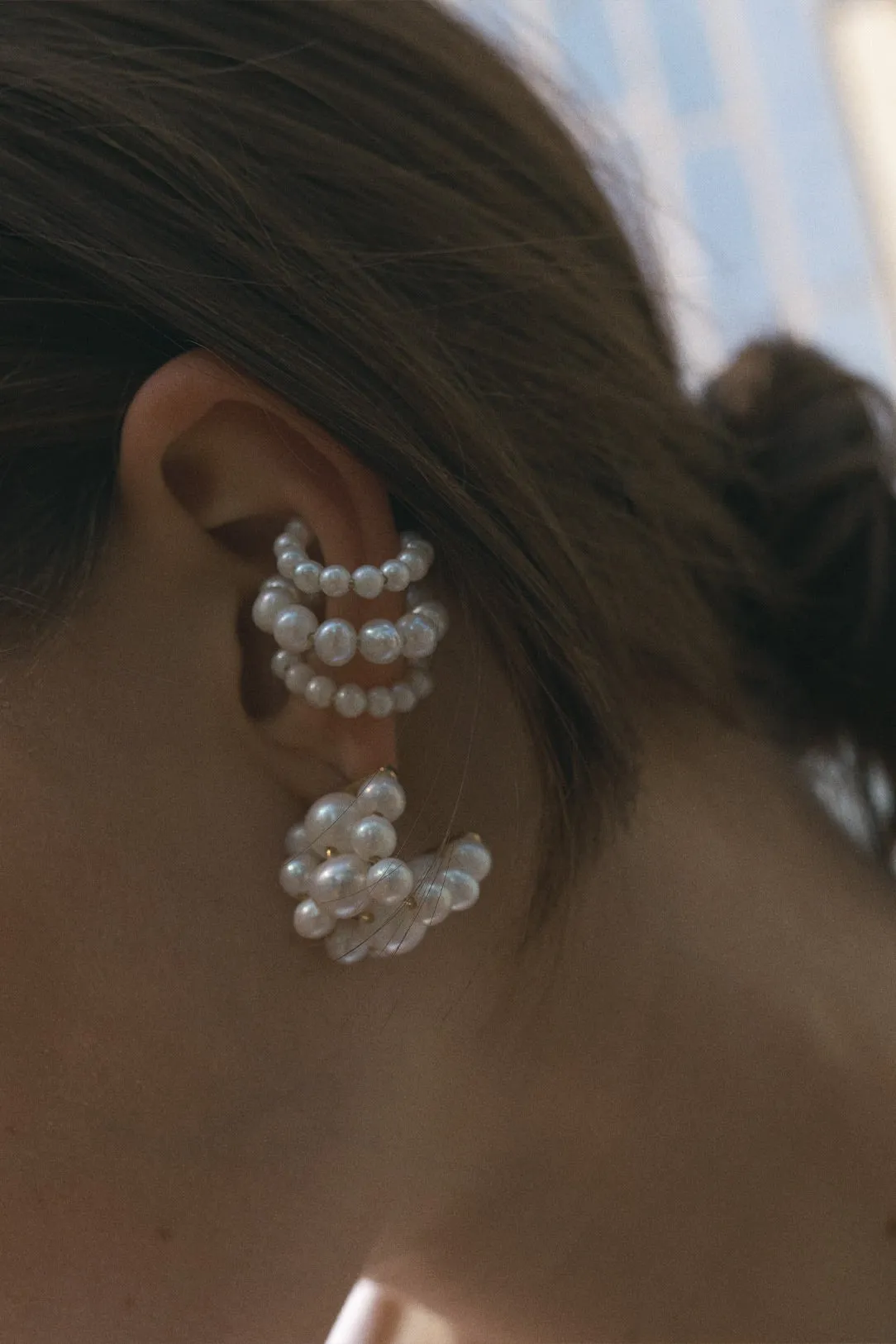 Bitter Butter  - Pearl and Gold Vermeil Earrings