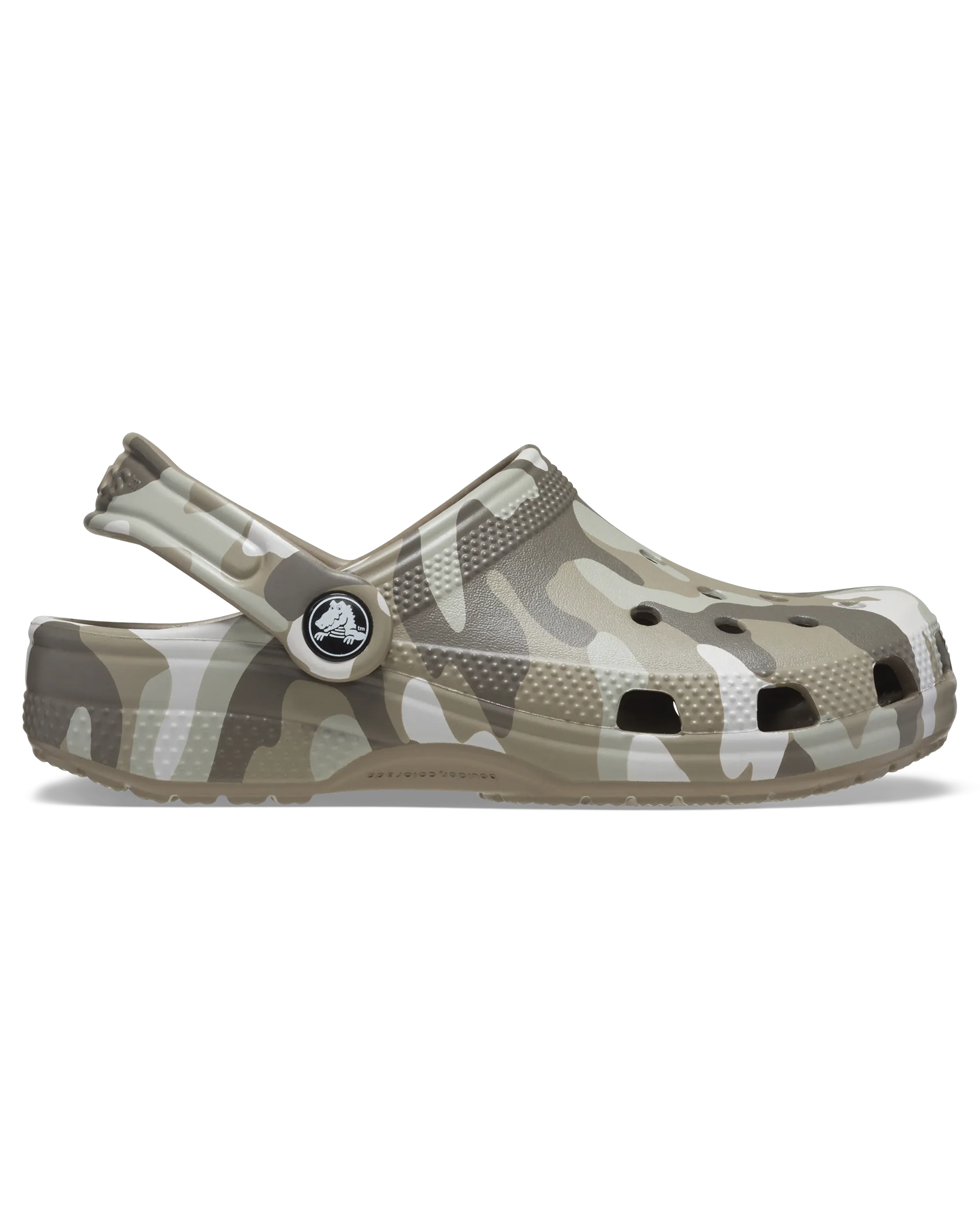 Boys Classic Camo Clog in Mushroom