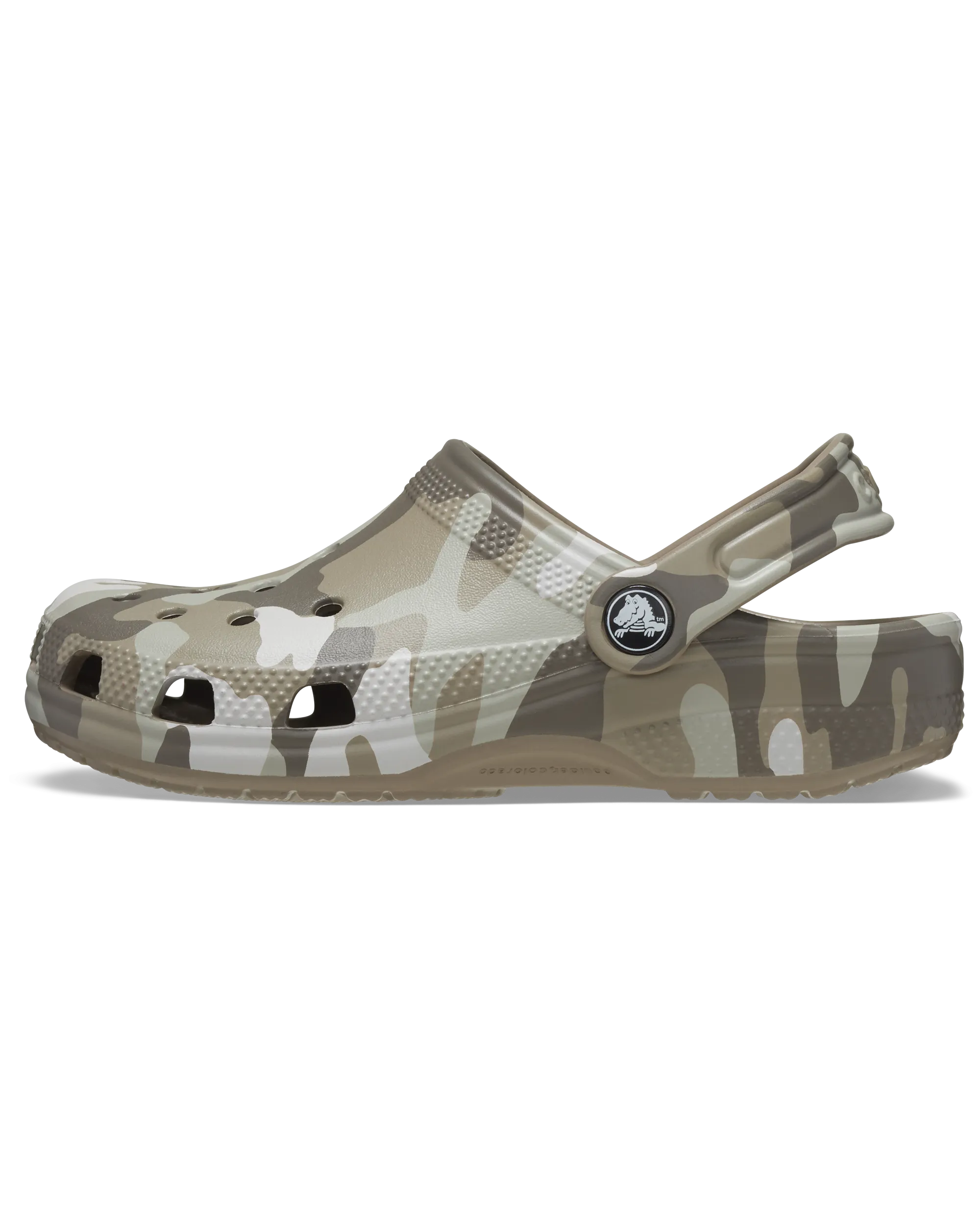 Boys Classic Camo Clog in Mushroom