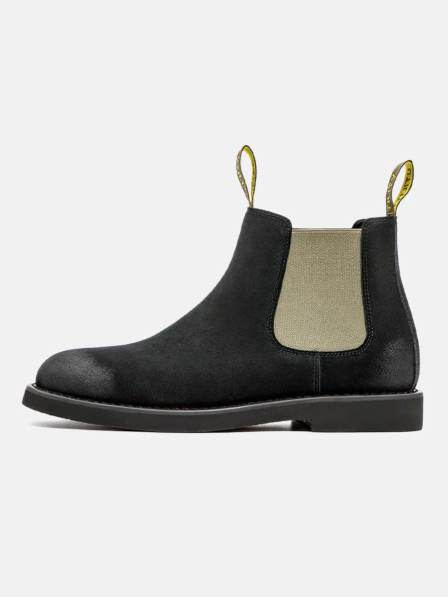 British Retro Grain Upper Chelsea Boots