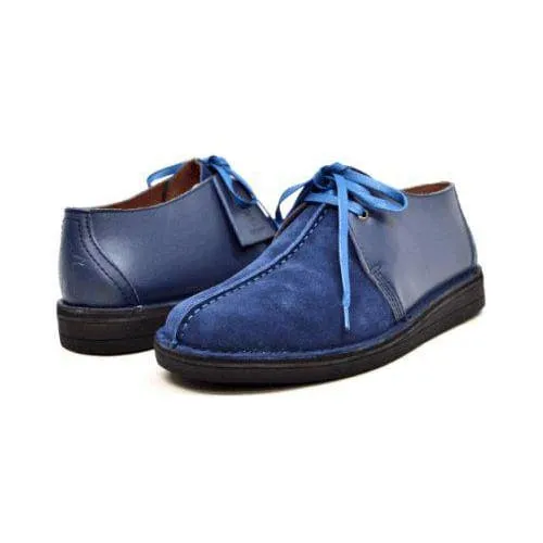 British Walkers Kingston Desert Trek Men's Blue Leather and Suede