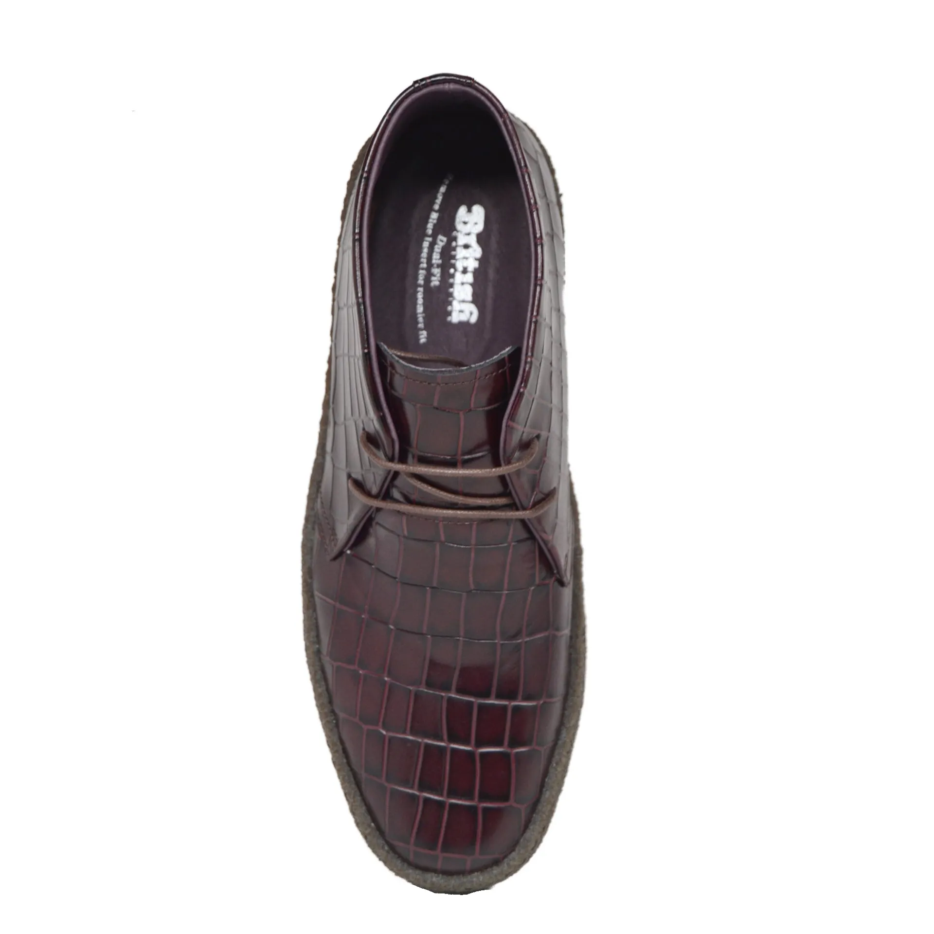 British Walkers Playboy Original Croc Print Men's Limited Edition Crocodile Leather