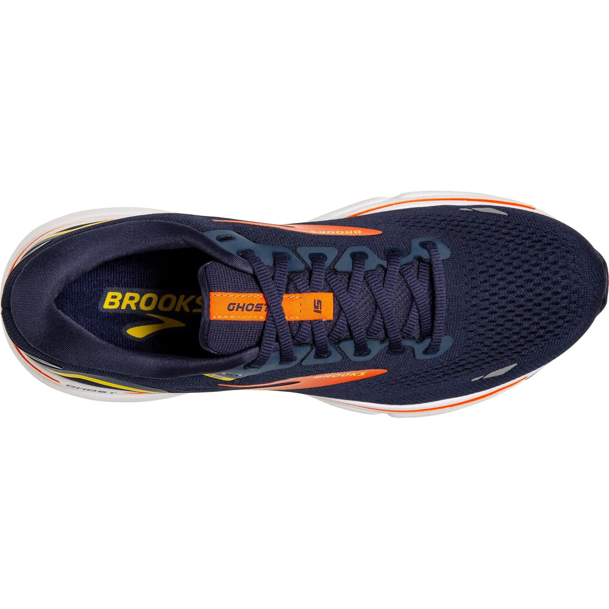 Brooks Ghost 15 Mens Running Shoes - Navy