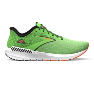 Brooks Launch GTS 10 (Mens) - Green Gecko/Red Orange/White