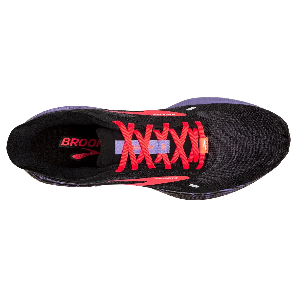 Brooks Launch GTS 9 (Women's) - Black/Coral/Purple