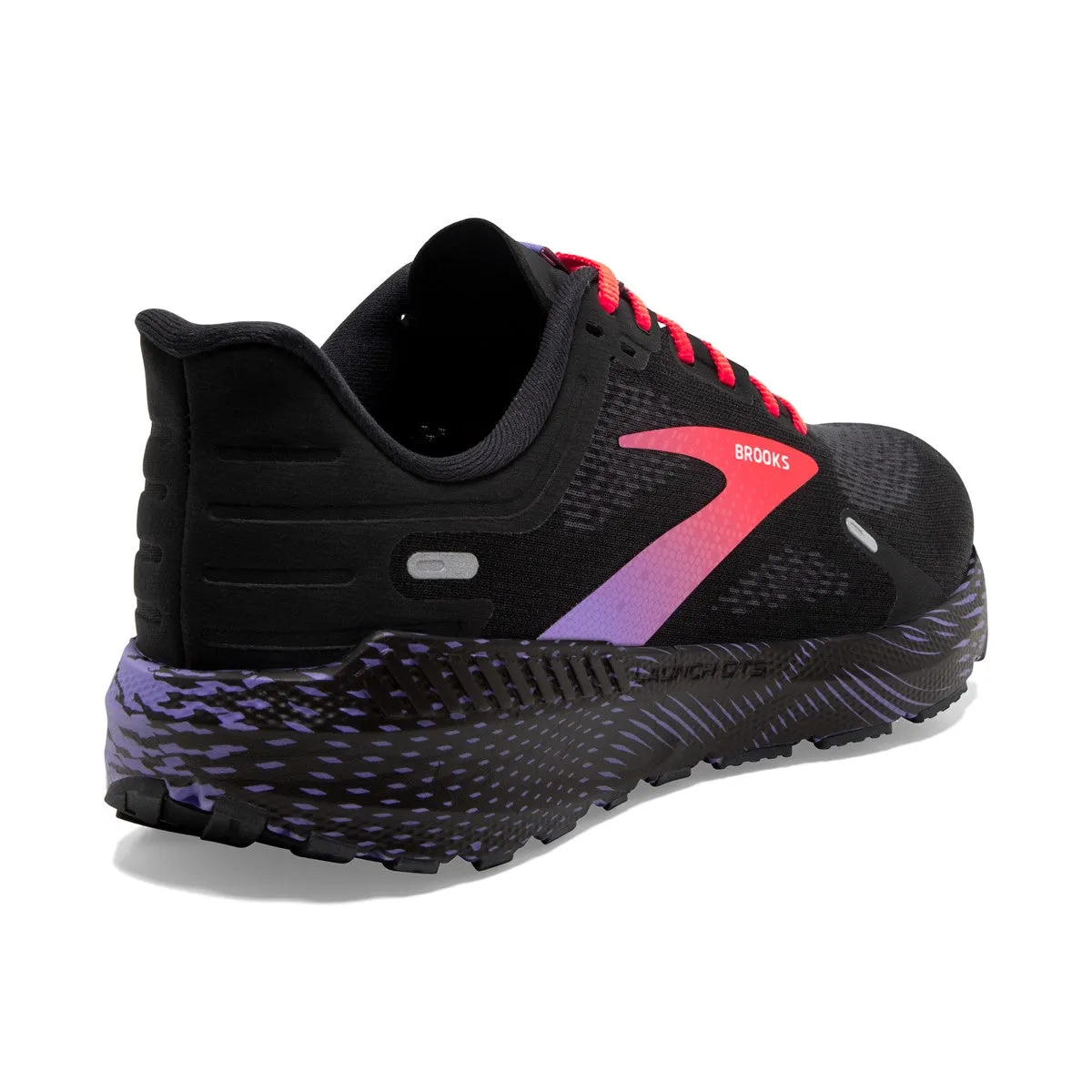 Brooks Launch GTS 9 (Women's) - Black/Coral/Purple