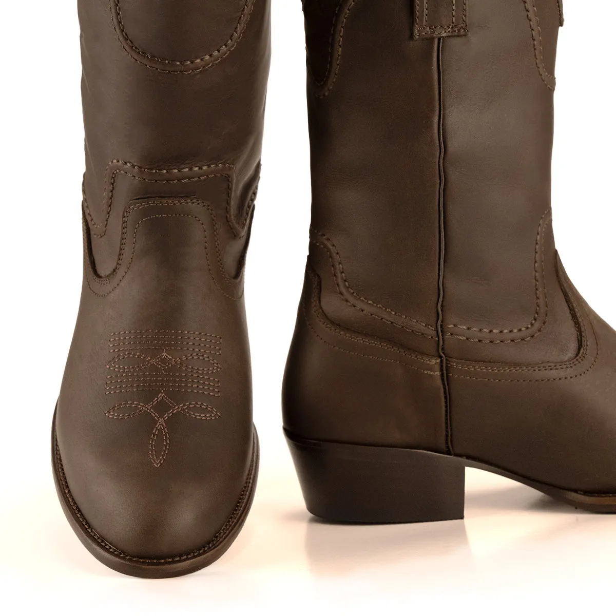 Brunello's The Walker Boot in Espresso