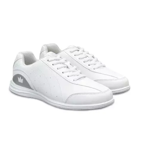 Brunswick Youth Mystic Women's Bowling Shoes White/Silver