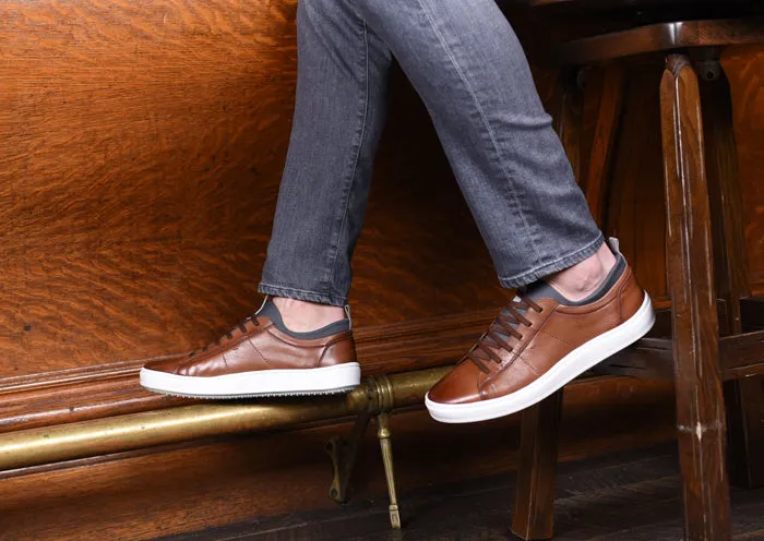 Cameron Sheep Skin Sneakers - Whiskey