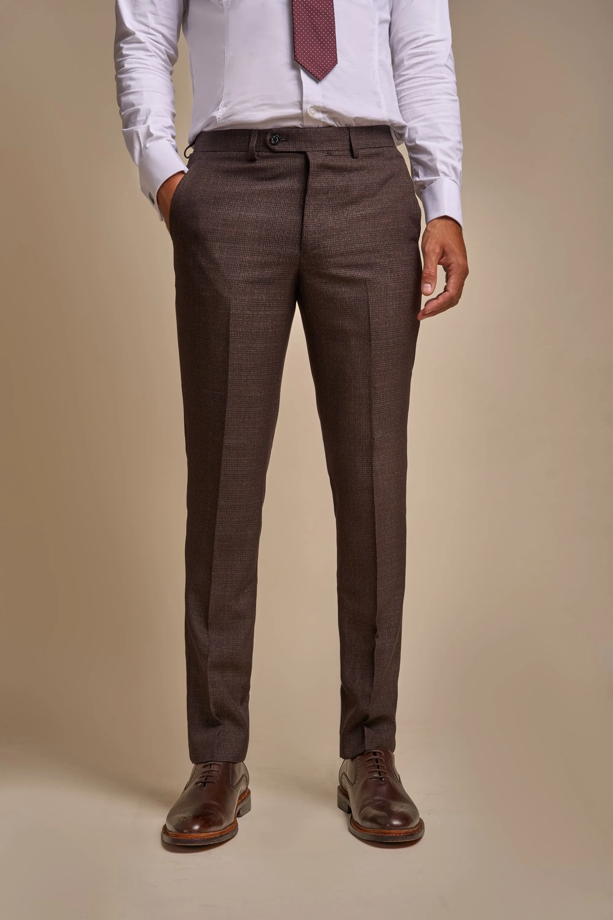 Caridi Brown Three Piece Suit