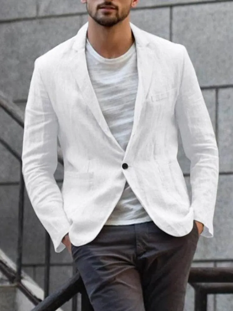 Casual Soft Cotton Blazer