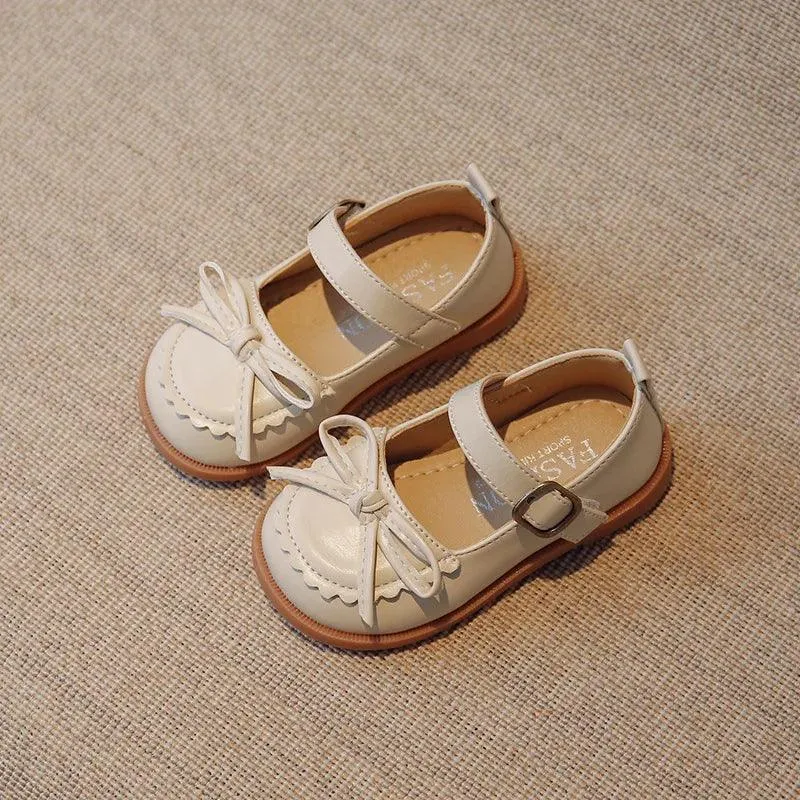 Children's Casual Shoes with Lace Bow - Simple Loafers - TSS317