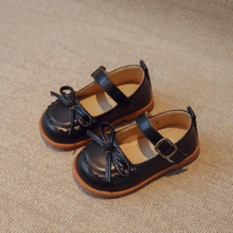 Children's Casual Shoes with Lace Bow - Simple Loafers - TSS317